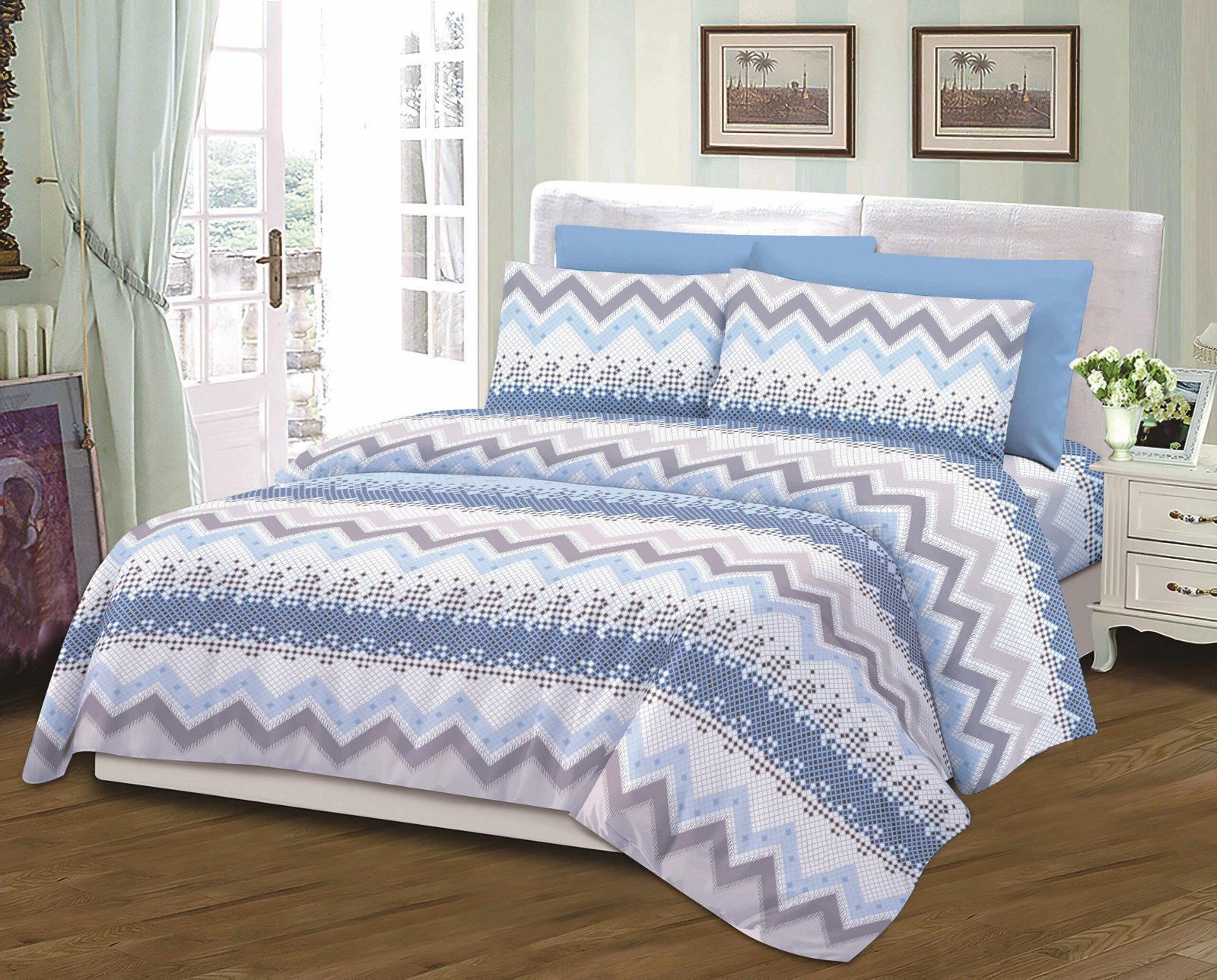 Σετ Σεντόνια Ημίδιπλα 4 Τεμαχίων KLZ-177