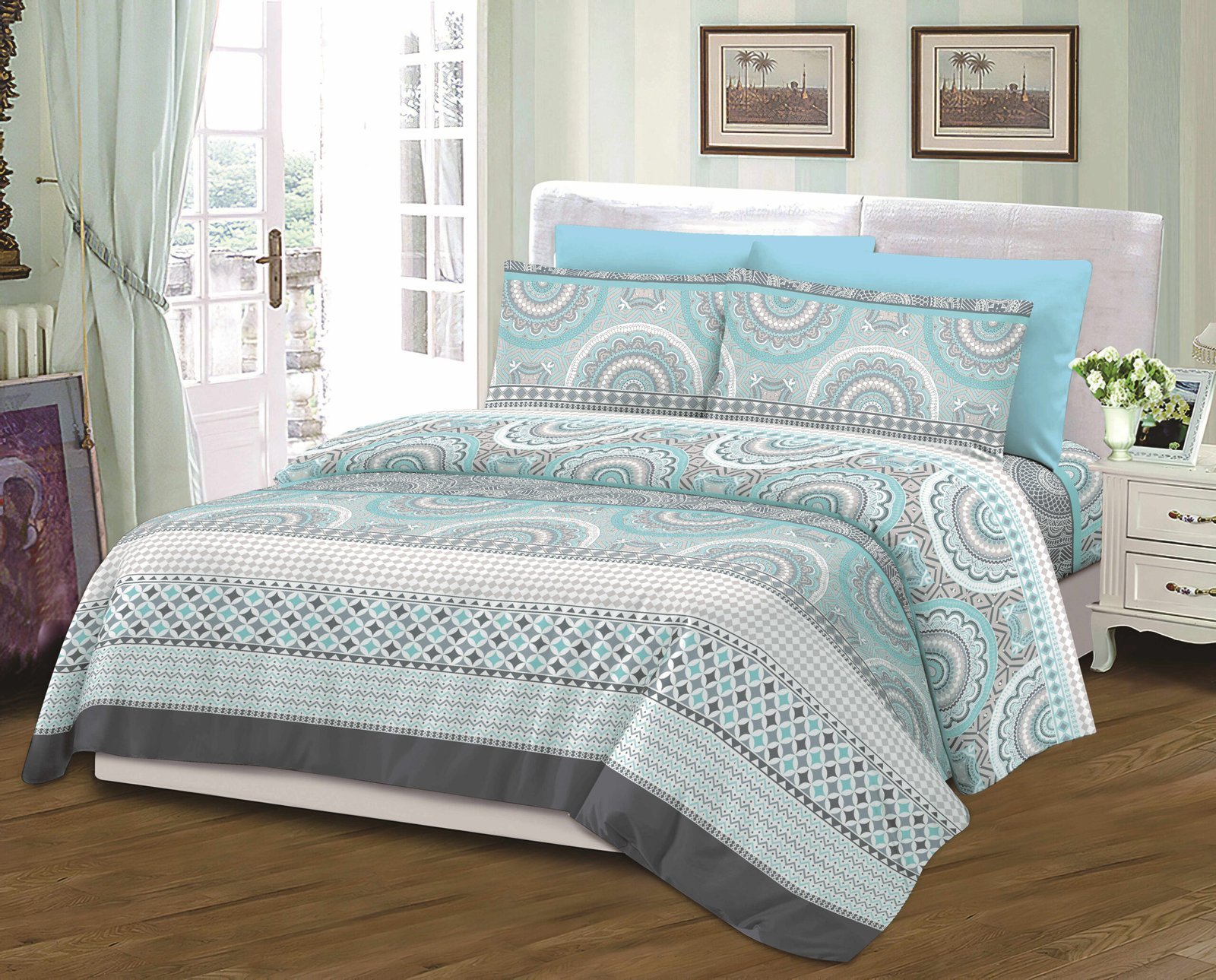 Σετ Σεντόνια Υπέρδιπλα 6 Τεμαχίων KLZ-219