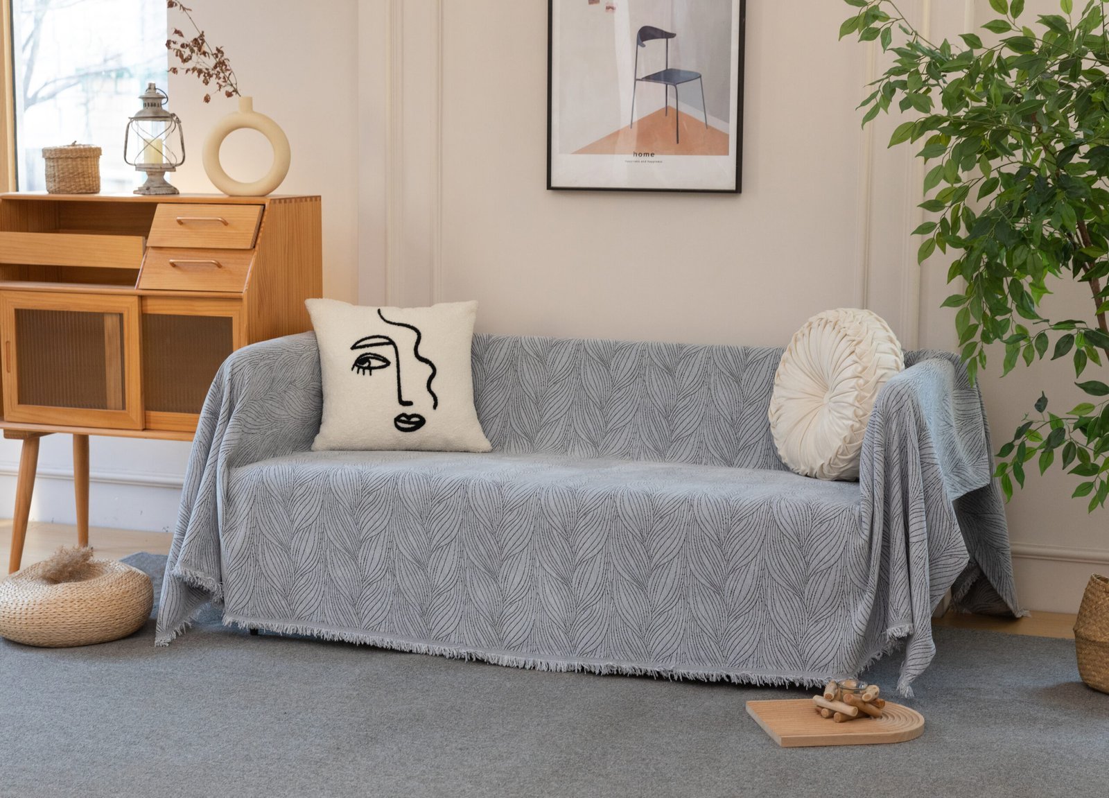 Ριχτάρι Γκρι ανοιχτό 180x320cm KLZ-390 - Image 2