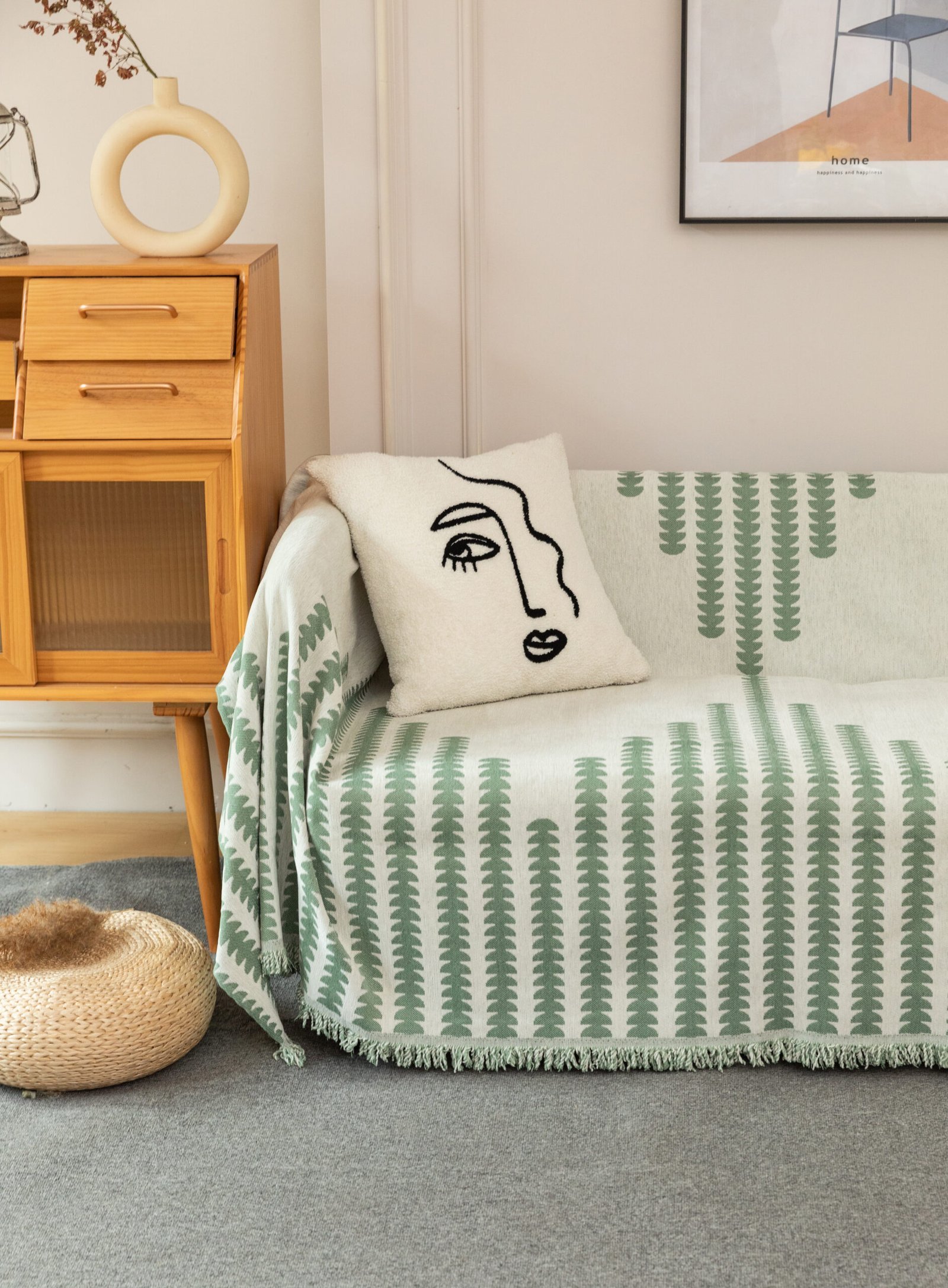 Ριχτάρι Μπεζ-Φιστικί 180x320cm KLZ-446 - Image 3