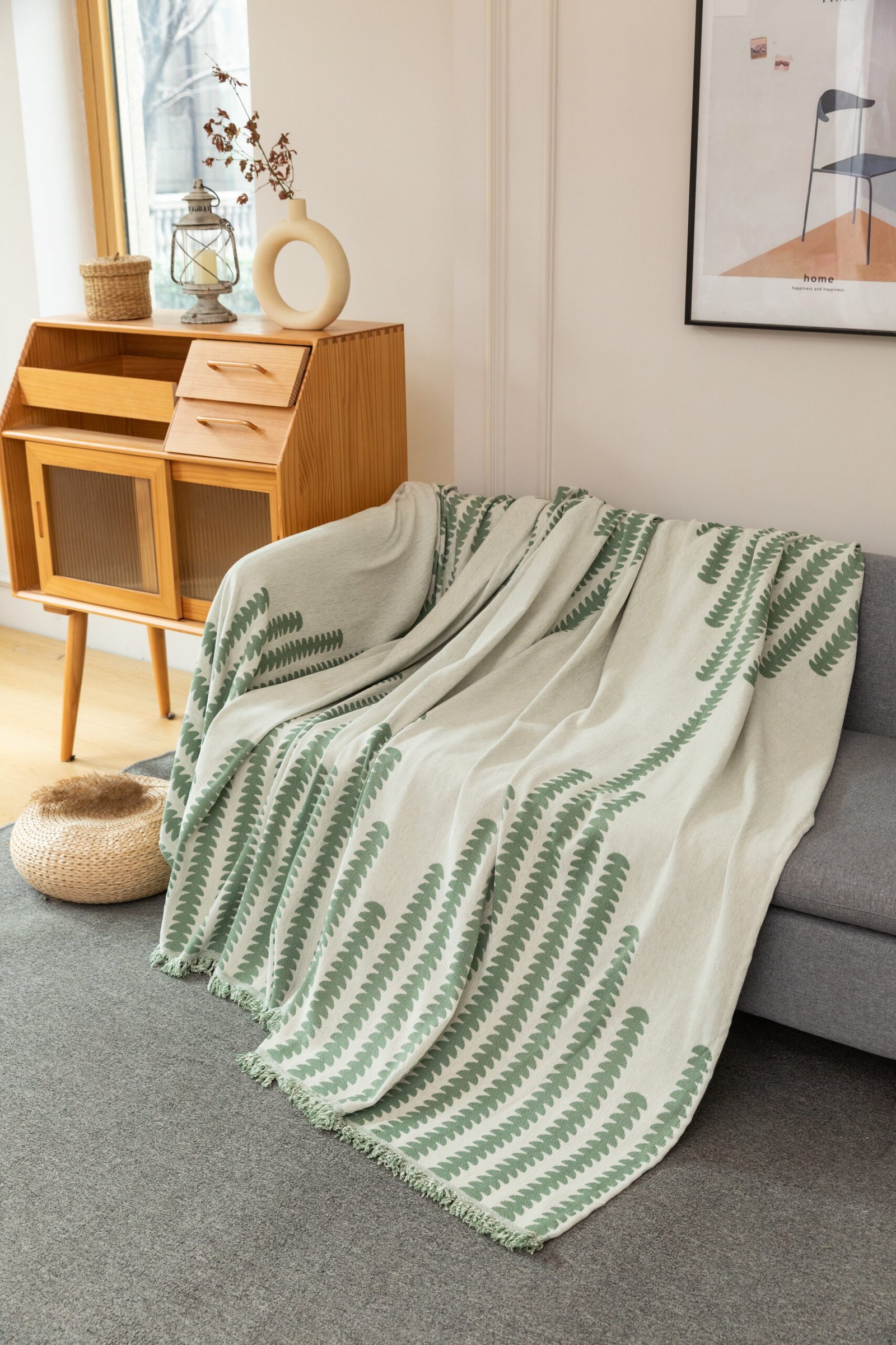 Ριχτάρι Μπεζ-Φιστικί 180x320cm KLZ-446 - Image 4