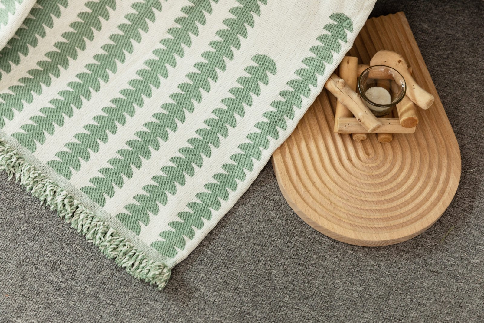 Ριχτάρι Μπεζ-Φιστικί 180x320cm KLZ-446 - Image 5