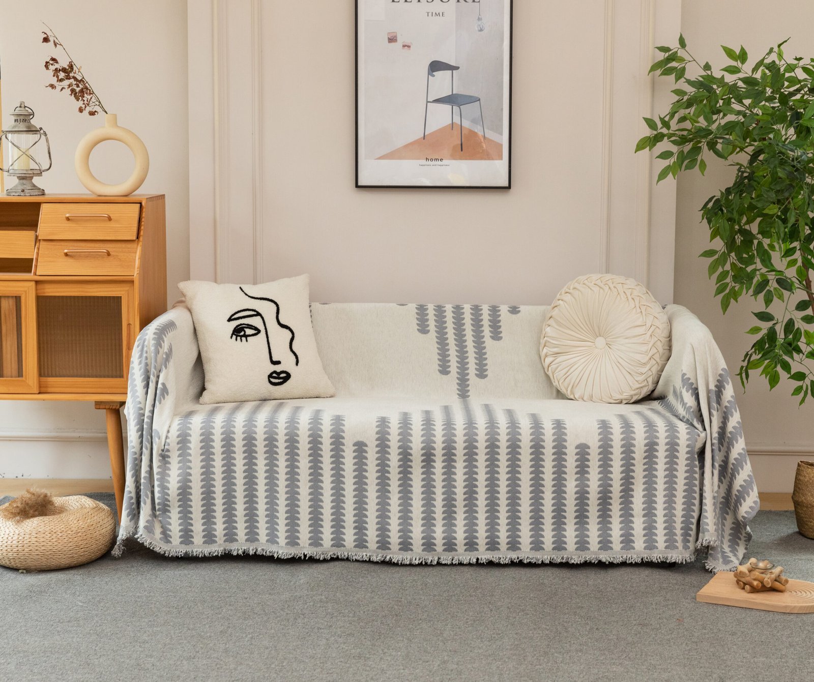 Ριχτάρι Μπεζ-Γκρι 180x240cm KLZ-439