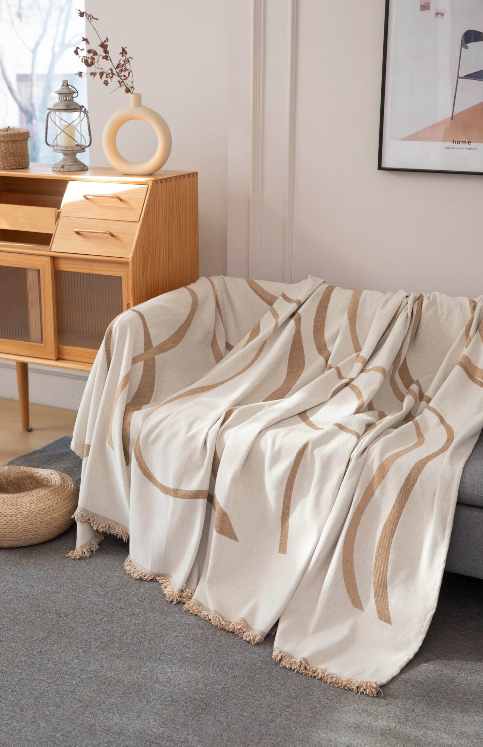 Ριχτάρι Μπεζ-Καφέ 180x240cm KLZ-473 - Image 4