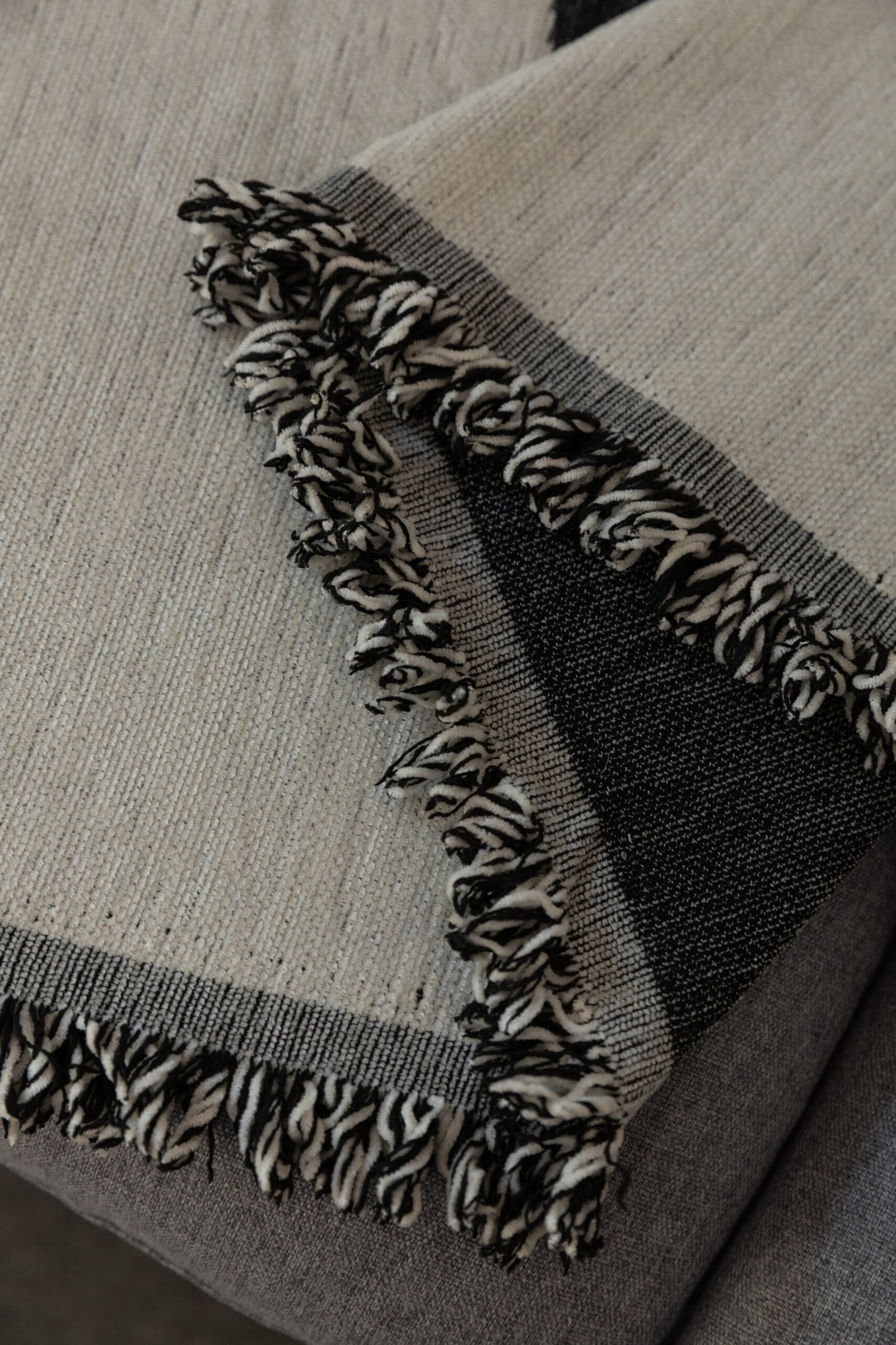 Ριχτάρι Μπεζ-Μαύρο 180x320cm KLZ-484 - Image 6