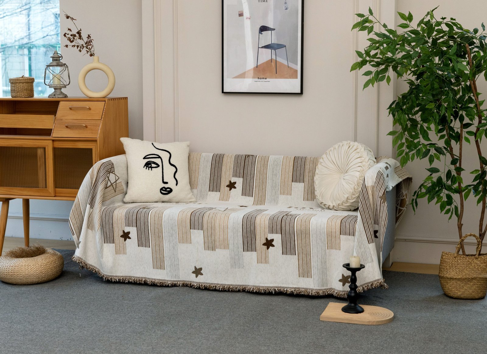 Ριχτάρι Μπεζ-Καφέ 180x240cm KLZ-489 - Image 2