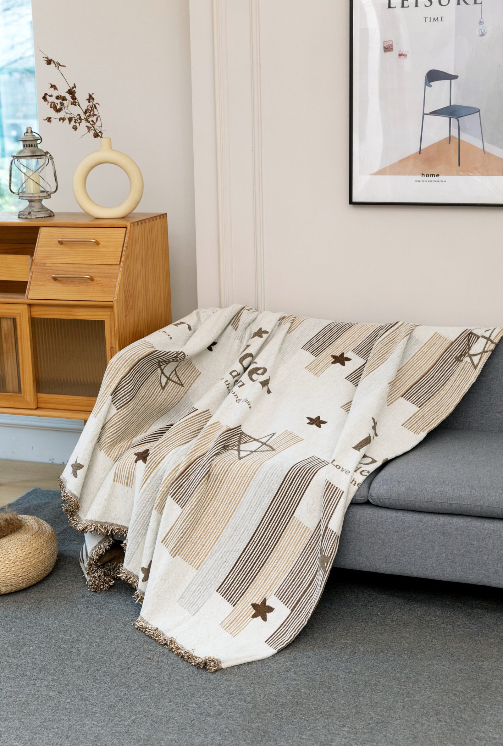 Ριχτάρι Μπεζ-Καφέ 180x240cm KLZ-489 - Image 5