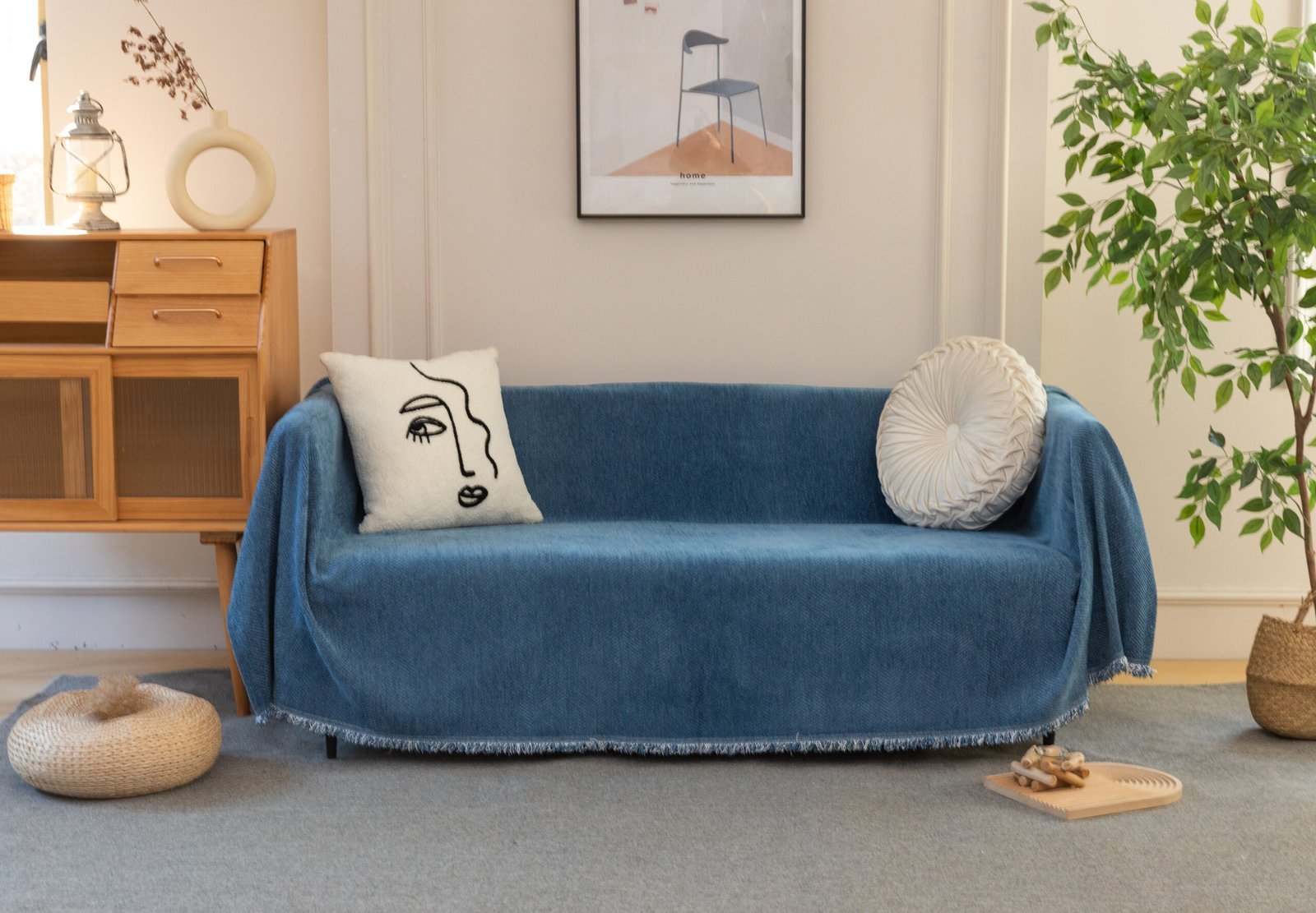 Ριχτάρι Μπλε σκούρο 180x240cm KLZ-520