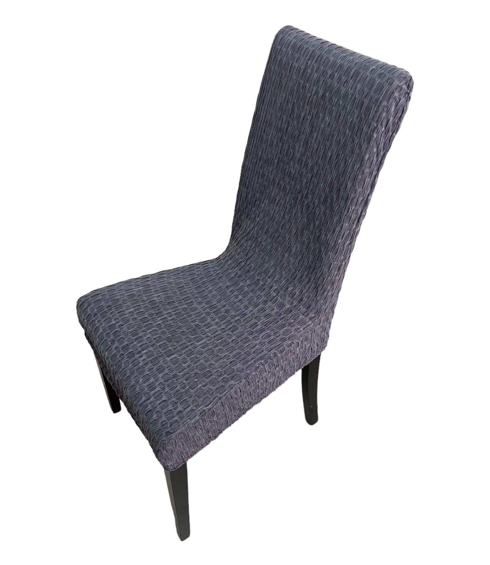 Σετ Ελαστικά Καλύμματα Ζακάρ Καρέκλας Μπλε 6τμχ KLZ-689