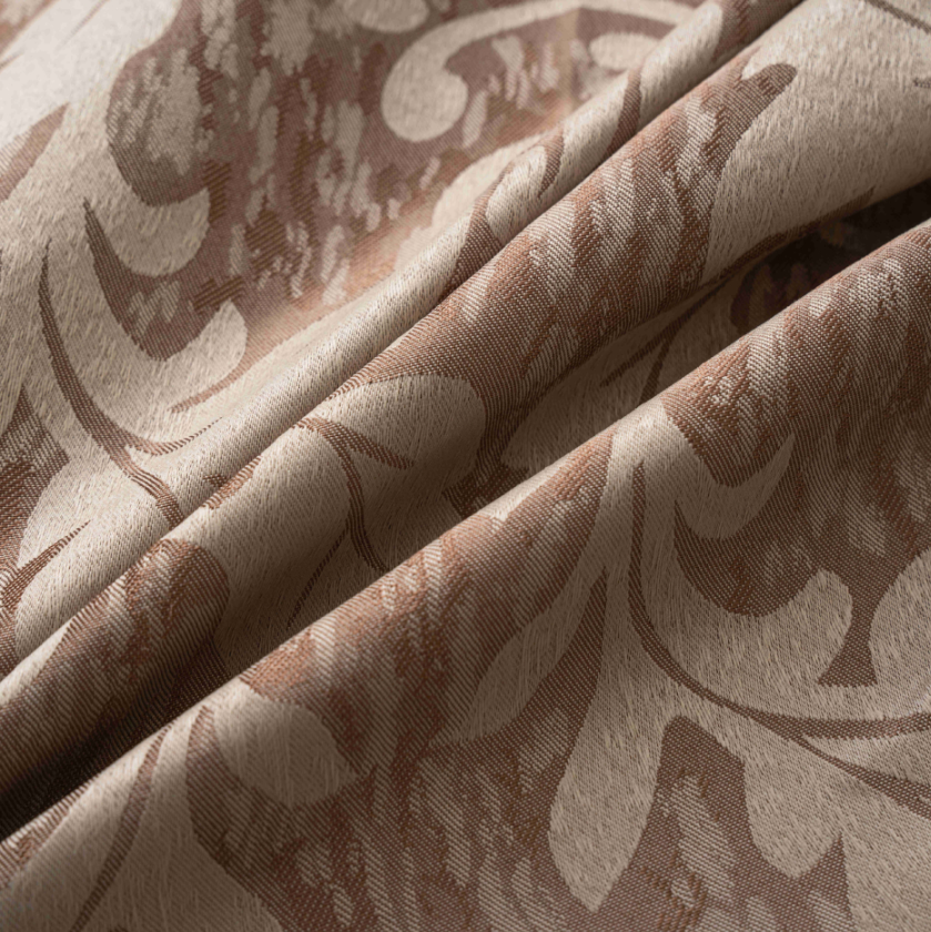 Κουρτίνα Σκίασης Σενίλ Καφέ με Κρίκο Υ260xΦ140cm KLZ-712 - Image 3