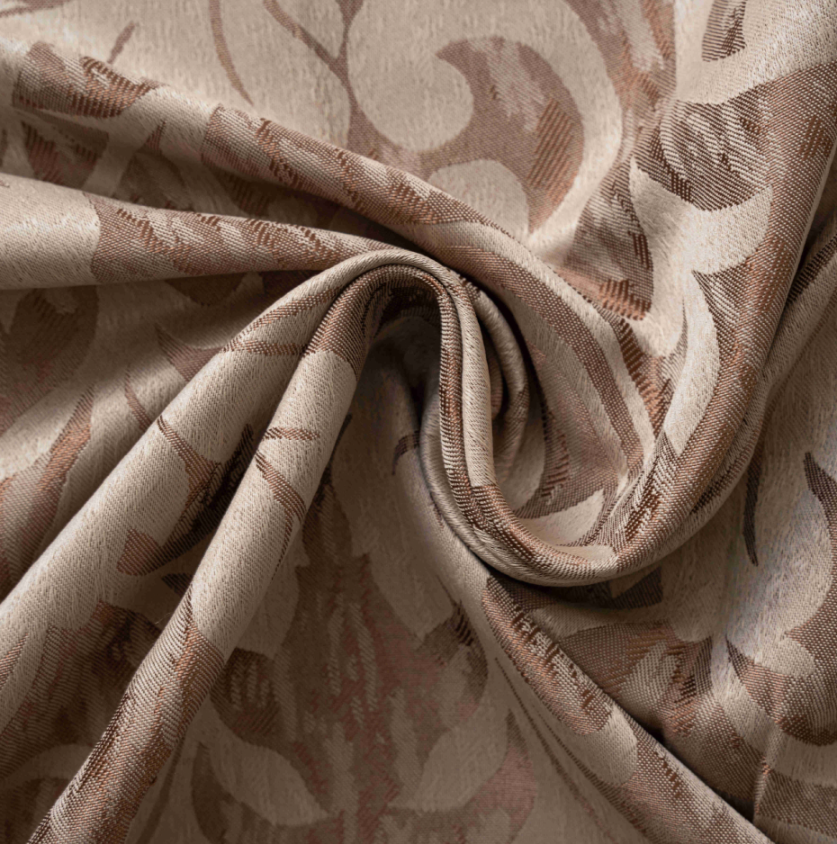 Κουρτίνα Σκίασης Σενίλ Καφέ με Κρίκο Υ260xΦ140cm KLZ-712 - Image 4