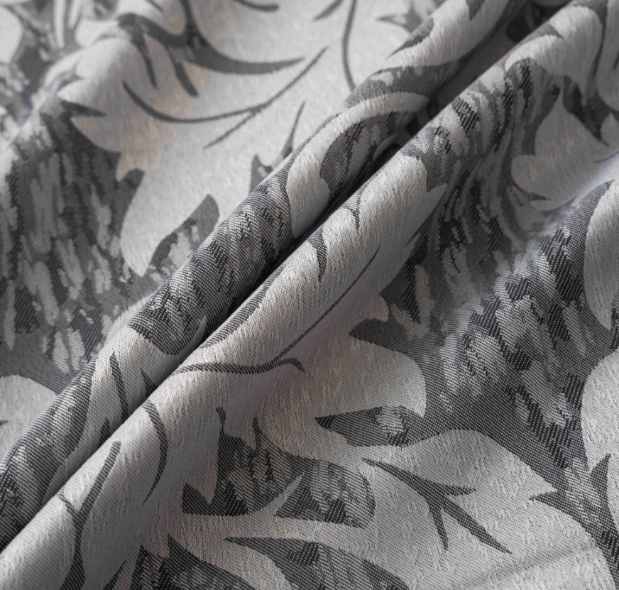 Κουρτίνα Σκίασης Σενίλ Γκρι με Κρίκο Υ260xΦ140cm KLZ-713 - Image 4