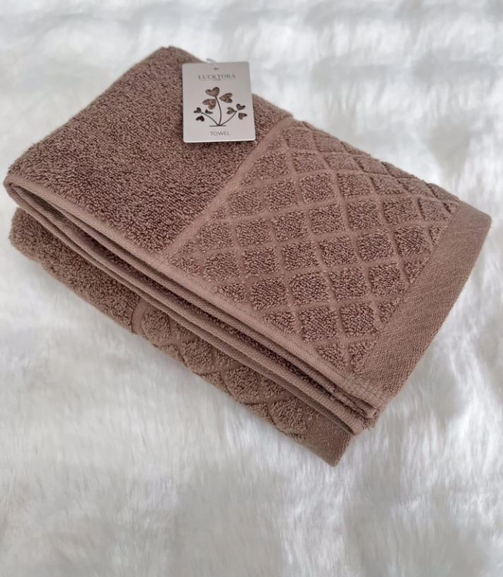 Καφέ Πετσέτα Προσώπου KLZ-754