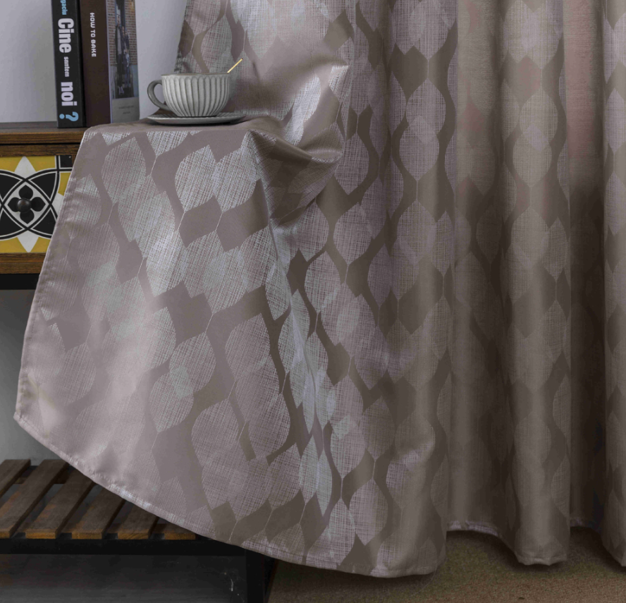 Κουρτίνα Σκίασης Μόκα Με Κρίκο Υ260xΦ280cm KLZ-764 - Image 3