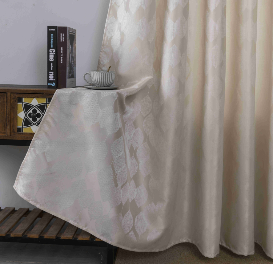 Κουρτίνα Σκίασης Χρυσό Μπεζ Με Κρίκο Υ260xΦ280cm KLZ-765 - Image 3