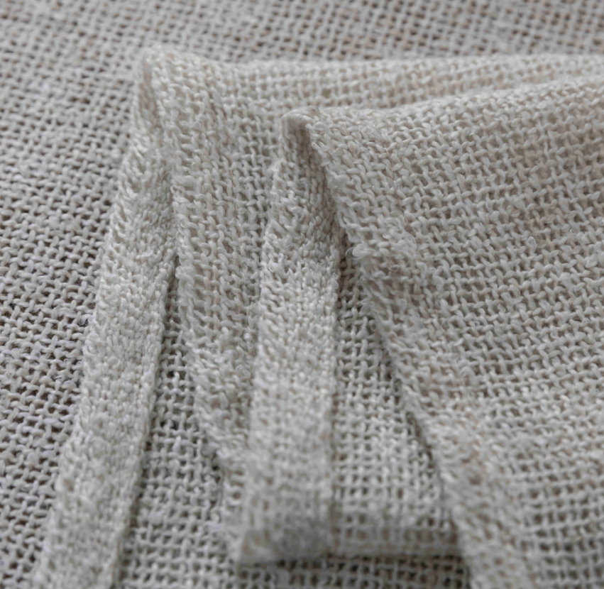 Κουρτίνα 80% Σκίασης Χοντρό Λινό Μπεζ με Κρίκο Υ275xΦ270cm KLZ-768 - Image 6