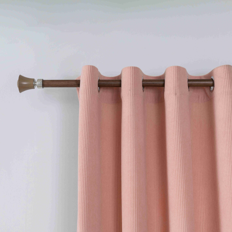 Κουρτίνα Σομόν Κοτλέ Σκίασης Υ270xΦ140cm Με Κρίκο KLZ-818 - Image 2