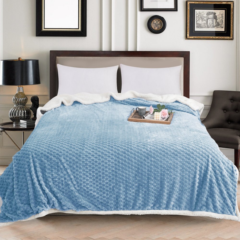 Σιέλ Κουβέρτα Προβατάκι Sherpa Υπέρδιπλη 220x240cm 3kg KLZ-83