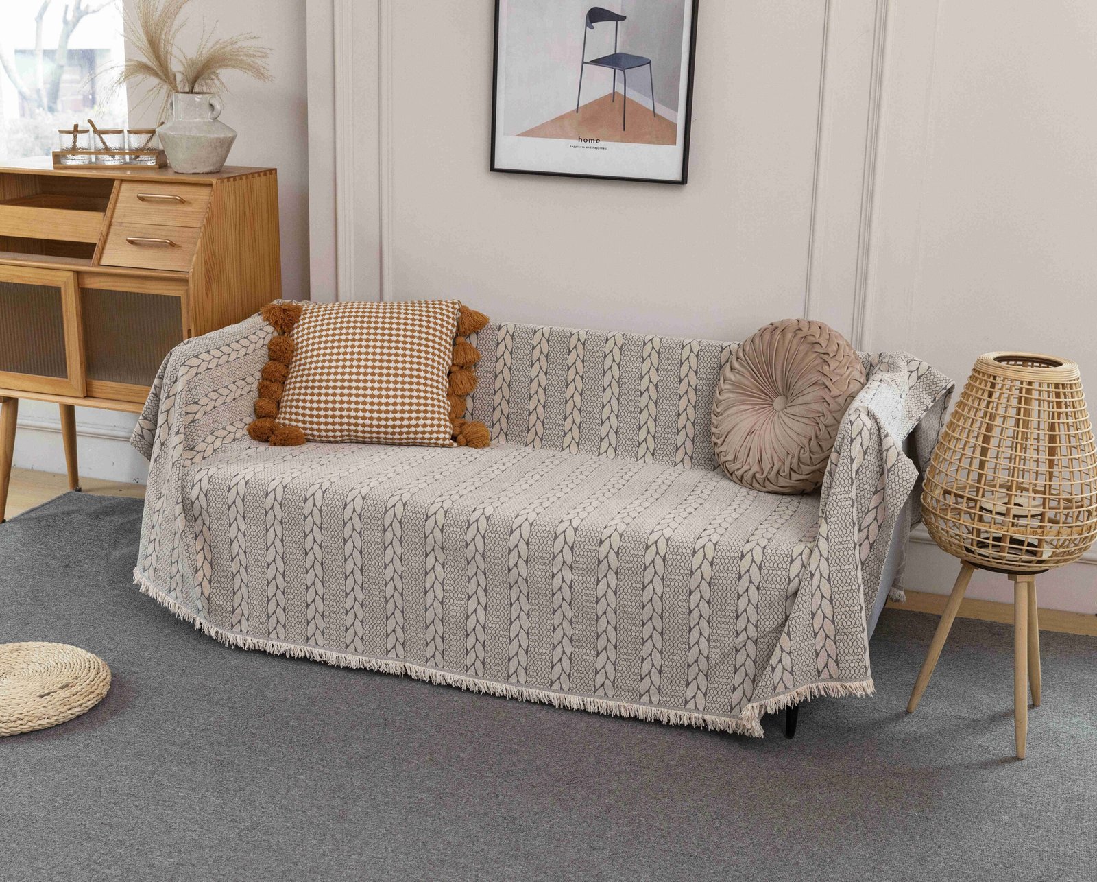 Ριχτάρι Γκρι-Μπεζ 180x320cm KLZ-563 - Image 2