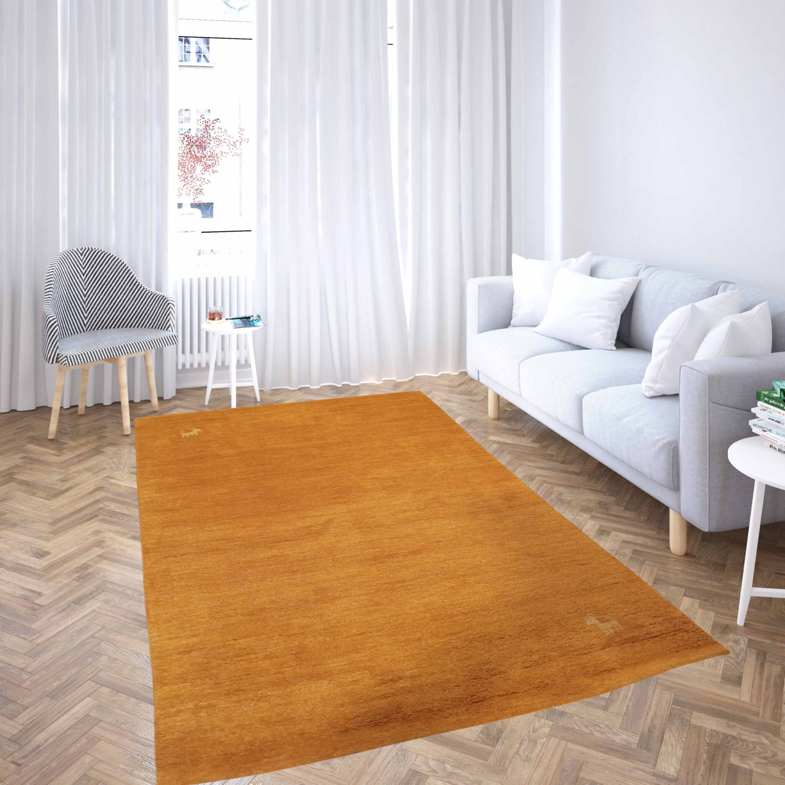 Μάλλινο χαλί Hand-tufted αποχρώσεις του μπεζ 020 120Χ180cm KLZ-1019