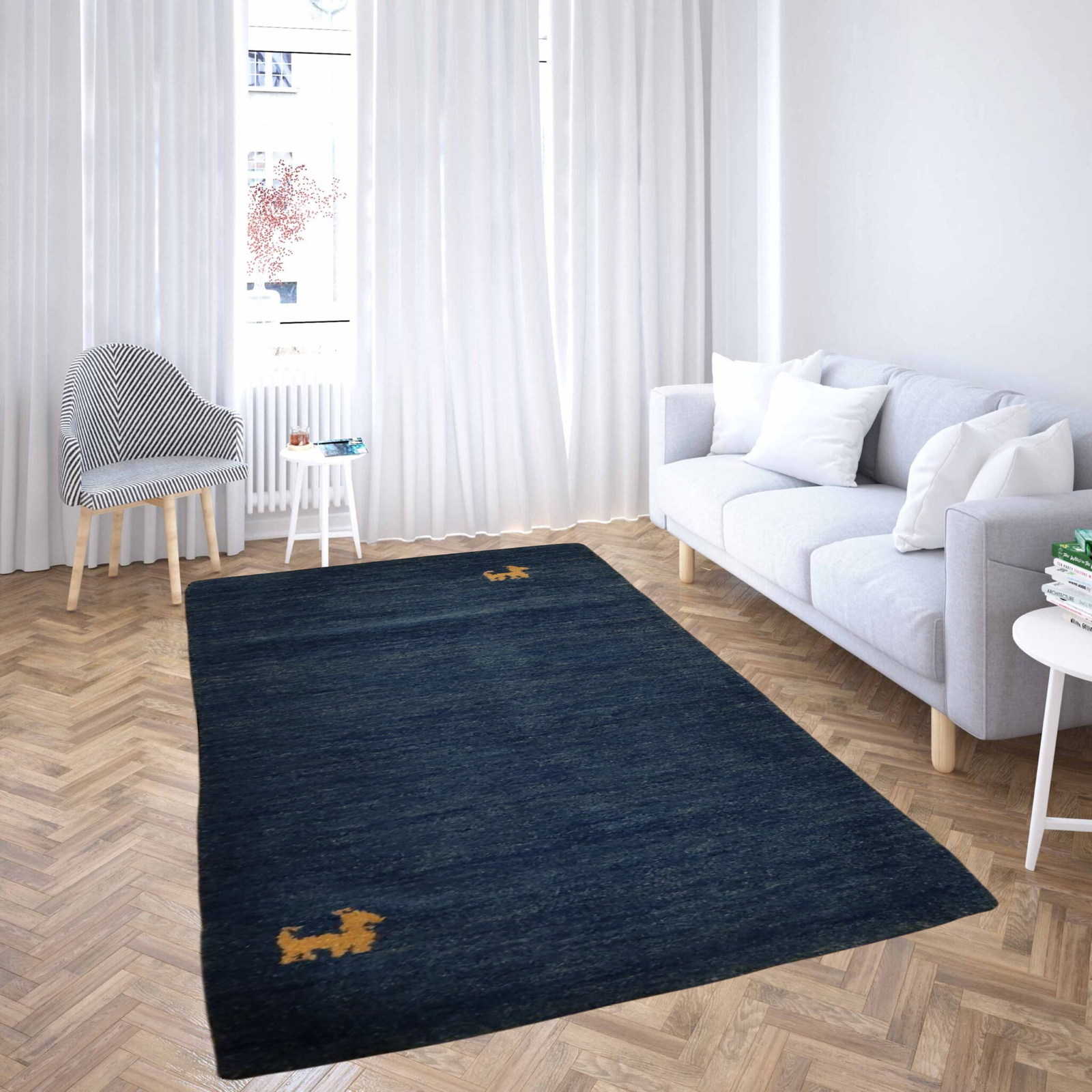 Μάλλινο χαλί Hand tufted αποχρώσεις του καφέ 035 150Χ240cm KLZ-1034