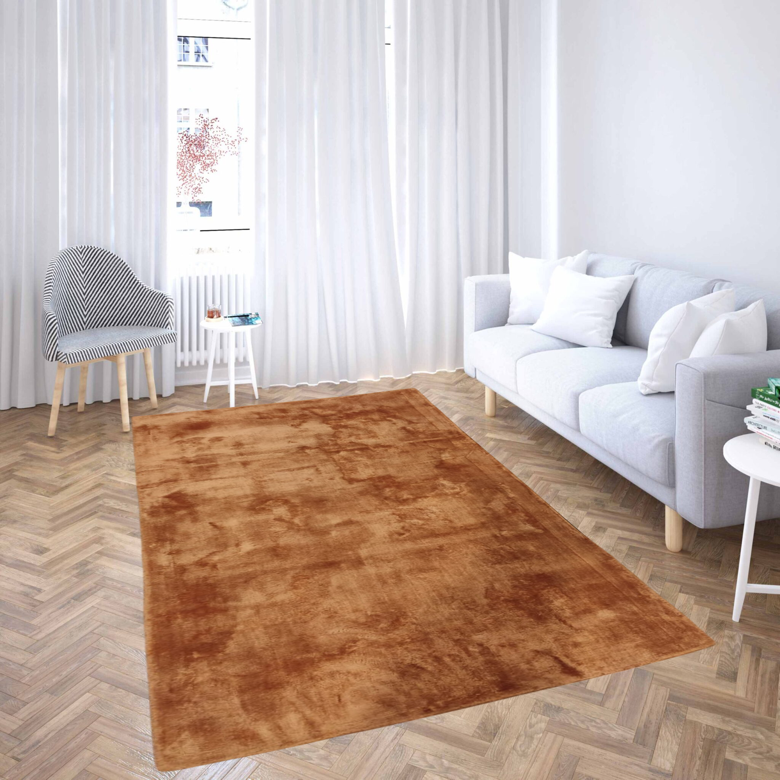 Shaggy Polyester χαλί αποχρώσεις του μπεζ 066 90X150cm KLZ-1065