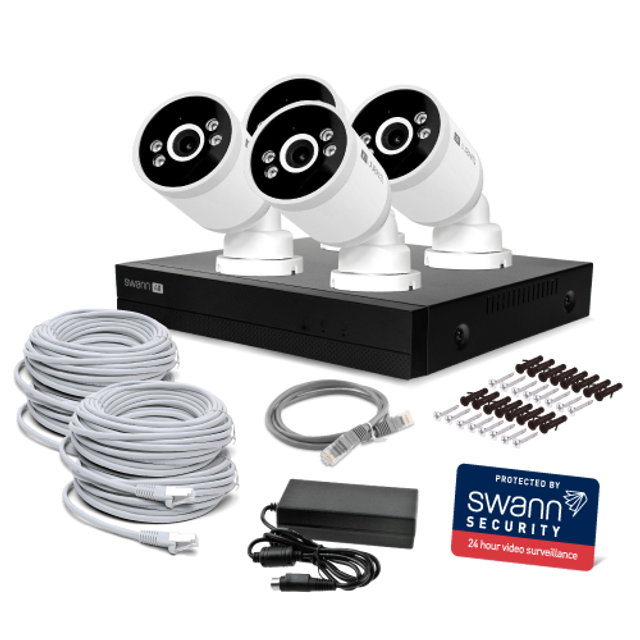 Σετ 4 καμερών bullet advanced X series NVR αδιάβροχες KLZ-adv 4K - Image 7